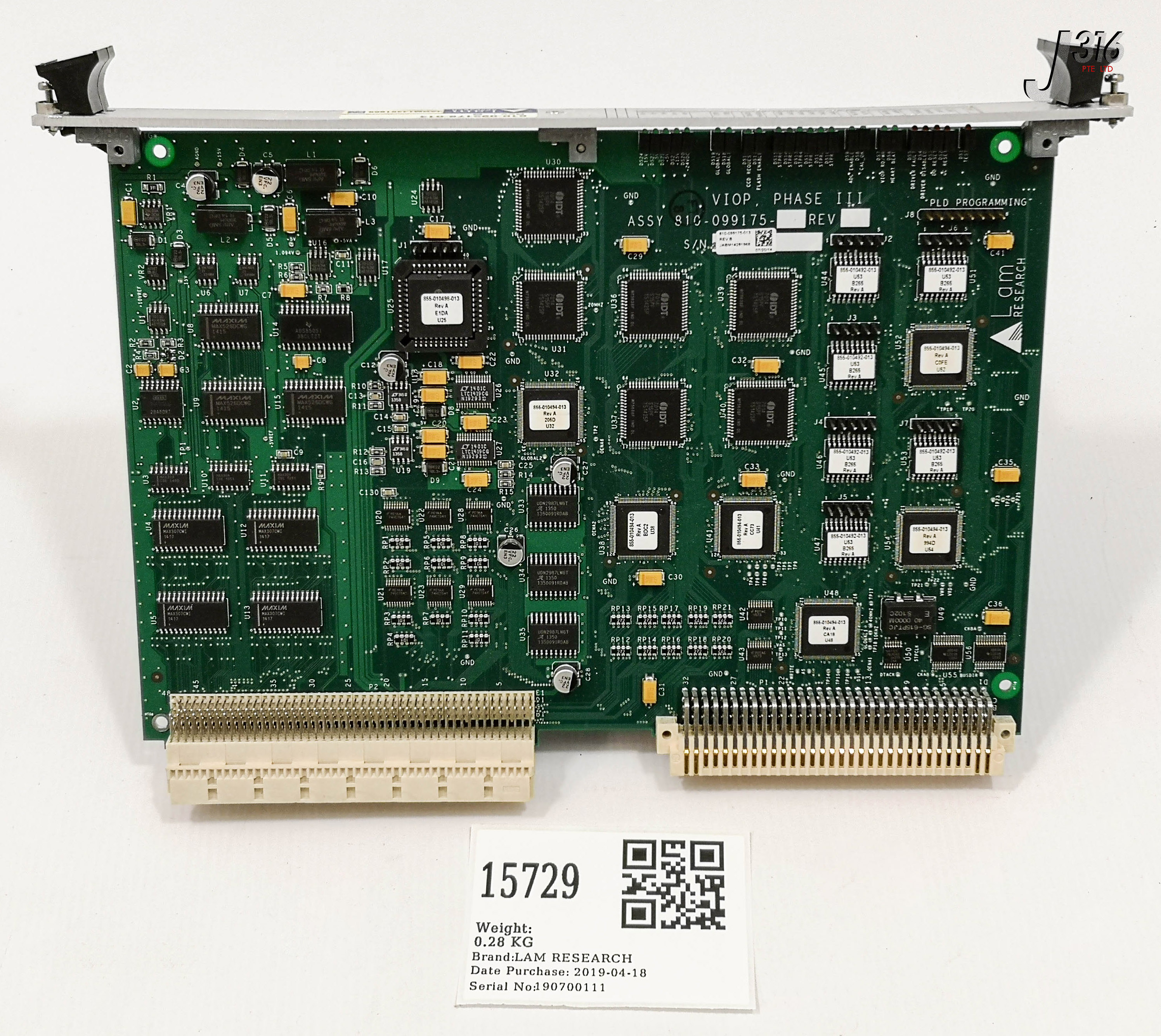 オーダー専用ページ 15729 LAM RESEARCH PCB VIOP PHASE III 810-099175-013 | eBay